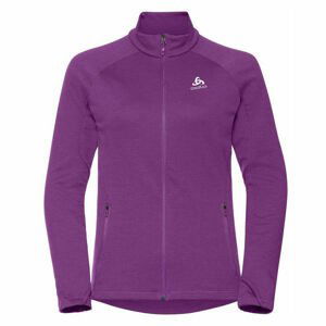 Odlo WOMEN'S MIDLAYER FULL ZIP PROITA Dámska mikina, fialová, veľkosť XS