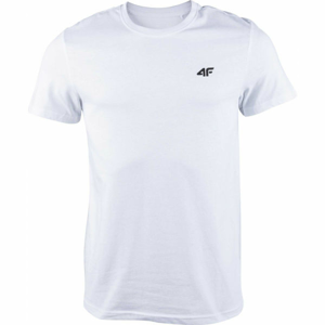 4F MEN´S T-SHIRT biela L - Pánske tričko