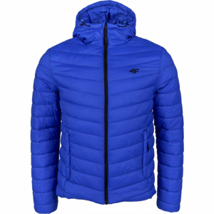 4F MEN´S JACKET tmavo modrá M - Pánska zimná bunda