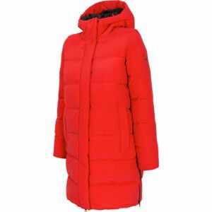 4F WOMEN´S JACKET červená S - Dámsky páperový kabát