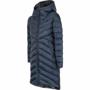 4F WOMEN´S JACKET Dámsky kabát, tmavo modrá, veľkosť XS