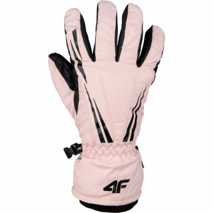 4F SKI GLOVES ružová M - Lyžiarske rukavice