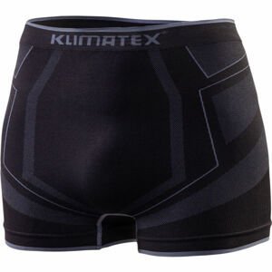 Klimatex ANDRIS Pánske funkčné bezšvové boxerky, čierna, veľkosť