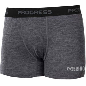 PROGRESS MRN BOXER Pánske funkčné boxerky, sivá, veľkosť 2XL