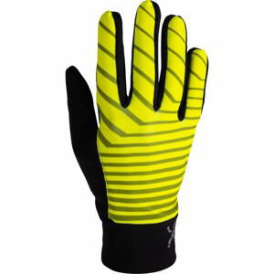 Klimatex ACAT žltá XL - Zimné  bežecké rukavice