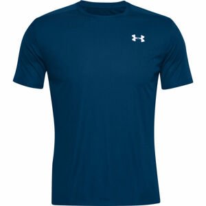 Under Armour SPEED STRIDE SHORTSLEEVE Pánske bežecké tričko, tmavo modrá,biela, veľkosť