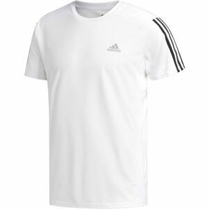 adidas RUN IT TEE 3S M Pánske športové tričko, biela, veľkosť XXL