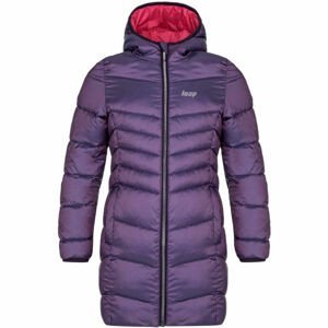 Loap IDUZIE Dievčenský zimný kabát, fialová, veľkosť 112-116