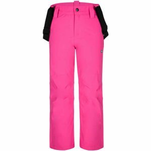 Loap FUXI Detské lyžiarske nohavice, ružová, veľkosť 152