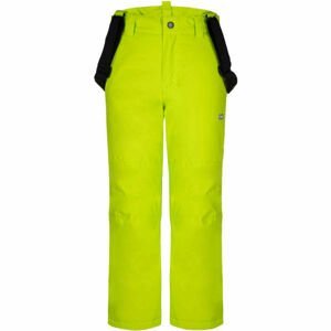 Loap FUXI Detské lyžiarske nohavice, zelená, veľkosť 134