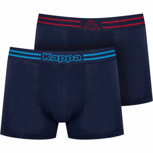 Kappa LOGO ZEN 2PACK modrá Plava - Pánske boxerky