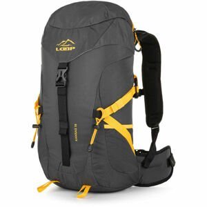 Loap KANSAS 18 Turistický batoh, tmavo sivá,žltá, veľkosť