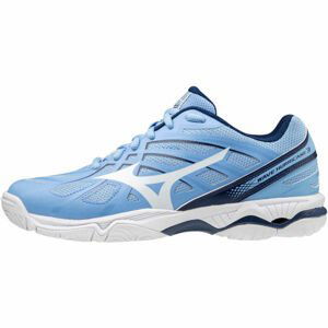 Mizuno WAVE HURRICANE 3 Dámska halová obuv, modrá, veľkosť 37