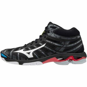 Mizuno WAVE VOLTAGE MID čierna 9.5 - Pánska indoorová obuv