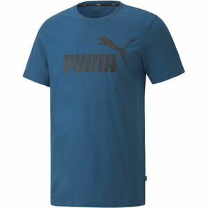 Puma ESS LOGO TEE Pánske tričko, tmavo modrá,čierna, veľkosť