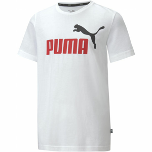 Puma ESS 2 COL LOGO TEE B Detské tričko, biela, veľkosť 140