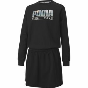 Puma ALPHA DRESS G Športové šaty, čierna, veľkosť 128