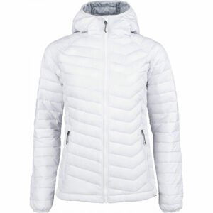 Columbia POWDER LITE HOODED JACKET Dámska bunda, biela, veľkosť S