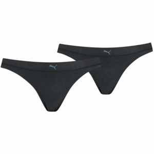 Puma SPARKLING BIKINI 2P PACK čierna XS - Dámske nohavičky