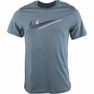 Nike NSW SS TEE SWOOSH M tmavo modrá L - Pánske tričko