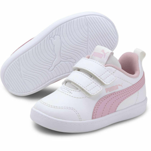 Puma COURTFLEX V2 V INF Detské tenisky, biela, veľkosť 27