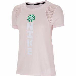 Nike ICNCLSH RUN SS GX ružová XS - Dámske bežecké tričko