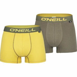 O'Neill BOXER PLAIN 2PACK Pánske boxerky, žltá, veľkosť XL