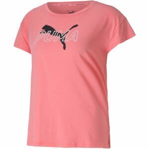 Puma MODERN SPORTS GRAPHIC TEE ružová M - Dámske tričko