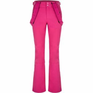 Loap LYA Dámske lyžiarske nohavice, ružová, veľkosť XL