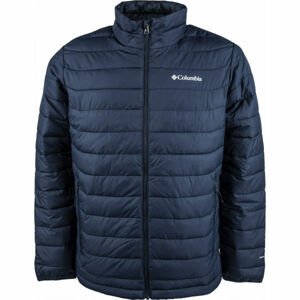 Columbia POWDER LITE JACKET Pánska zimná bunda, tmavo modrá, veľkosť M