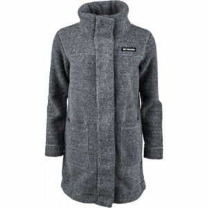 Columbia PANORAMA LONG JACKET Dámska outdoorová mikina, tmavo sivá, veľkosť XS