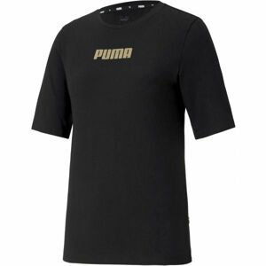 Puma MODERN BASICS TEE Dámske tričko, čierna, veľkosť