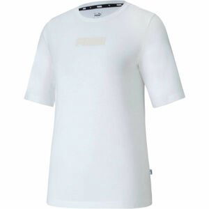 Puma MODERN BASICS TEE Dámske tričko, biela, veľkosť XS
