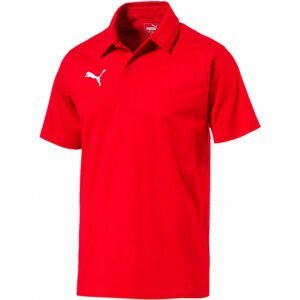 Puma LIGA CASUALS POLO Pánske tričko, červená, veľkosť L
