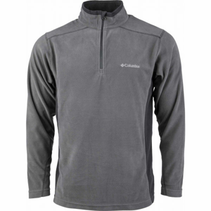 Columbia KLAMATH RANGE II HALF ZIP Pánska outdoorová mikina, sivá, veľkosť L