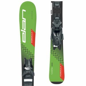 Elan FORMULA S QS+EL 4.5 Detské zjazdové lyže, zelená, veľkosť