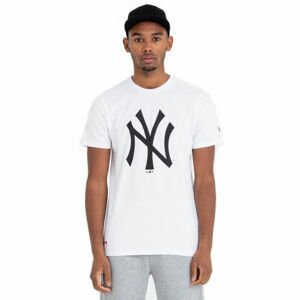 New Era MLB TEAM LOGO TEE NEW YORK YANKEES biela XXL - Pánske tričko
