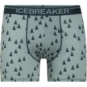 Icebreaker ANATOMICA BOXERS Pánske boxerky na voľný čas, svetlo zelená, veľkosť XL