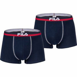 Fila MAN BOXERS 2 PACK Pánske boxerky, tmavo modrá, veľkosť XL