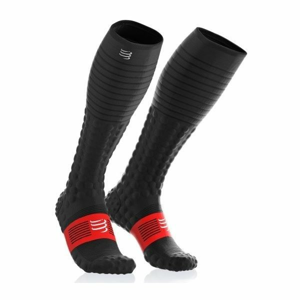 Compressport FULL SOCKS RACE čierna 2 - Kompresné podkolienky