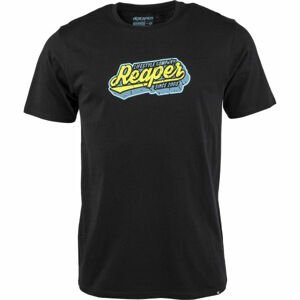 Reaper RETRO Pánske tričko, čierna,žltá, veľkosť