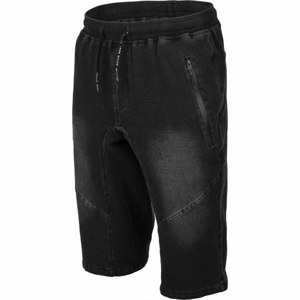 Willard ZODIAC Pánske  šortky s džínsovým vzhľadom, čierna, veľkosť