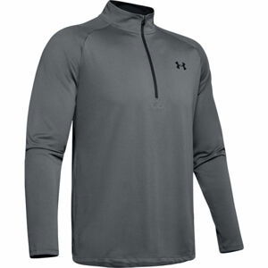 Under Armour TECH 2.0 1/2 ZIP Pánske tričko, tmavo sivá, veľkosť M