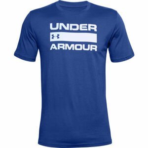 Under Armour UA TEAM ISSUE WORDMARK SS Pánske tričko, modrá, veľkosť L