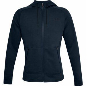 Under Armour CHARGED COTTON FLC FZ HD Pánska mikina, tmavo modrá, veľkosť M