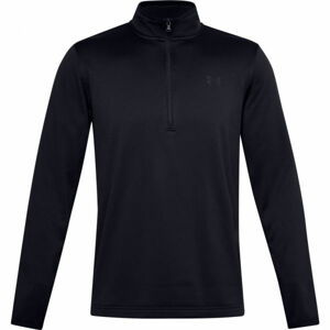 Under Armour ARMOUR FLEECE 1/2 ZIP Pánske tričko s dlhým rukávom, čierna, veľkosť XXL