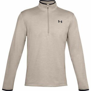 Under Armour ARMOUR FLEECE 1/2 ZIP Pánske tričko s dlhým rukávom, béžová, veľkosť 2XL