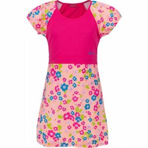 Lewro LASSI Dievčenské šaty, ružová, veľkosť 128-134