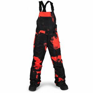 Volcom BARKLEY BIB OVERALL Detské lyžiarske nohavice, čierna, veľkosť XL