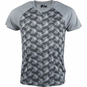 Kensis MORGUS Pánske športové tričko, sivá,čierna, veľkosť